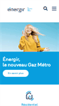 Mobile Screenshot of energir.com